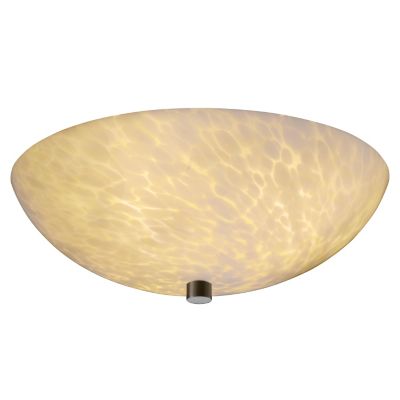 Fusion Round Semi-Flush Bowl by Justice Design Group - Starlight Lighting USA and Canada